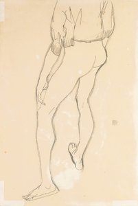 Stojící mužský akt, 1913 od Egon Schiele