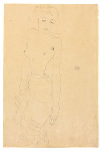 Stojící žena, 1911 od Egon Schiele