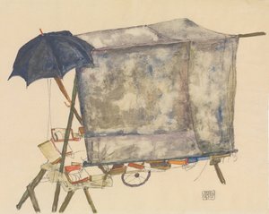 Street Cart, 1914. od Egon Schiele