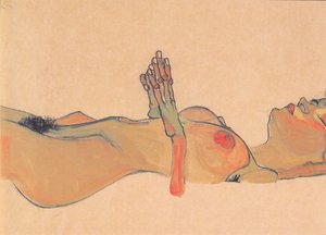 Kuollut tyttö od Egon Schiele