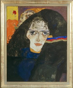 Truchlící žena od Egon Schiele