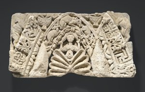 Oblouk s ženskou postavou (vápenec) od Egyptian