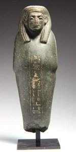 Postava Ushabti pro kněze Ra-s-hetep-iba, Říše středu, kolem roku 1950 př. n. l. (greywacke) od Egyptian 12th Dynasty