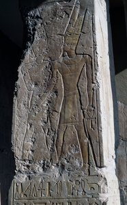 Basreliéf, Mortuární chrám královny Hatšepsut, Djeser-Djeseru (Svatyně svatých), Deir el-Bahri, Luxor, Théby (památka UNESCO) od Egyptian 18th Dynasty