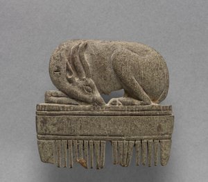 Hřeben s Gazelou, kolem 1391-1353 př.nl od Egyptian 18th Dynasty