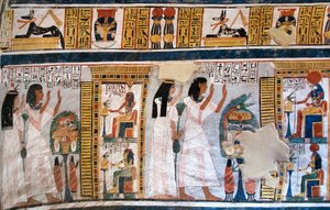 Egyptský starověk: lidé z hrobky Roy od Egyptian 18th Dynasty