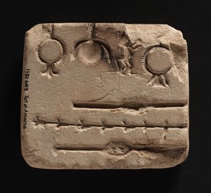 Vápencová forma na odlévání kovových šperků, Nová říše od Egyptian 18th Dynasty