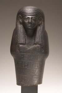 Figurka Shabti pro Amenemhat, Nová říše (diorit)