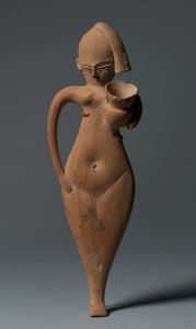 Soška sloužící dívky, asi 1323-1186 před naším letopočtem od Egyptian 18th Dynasty