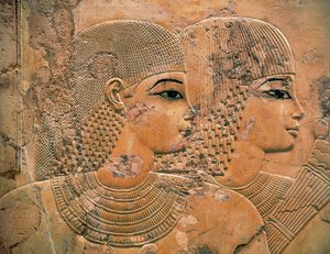 Hosté na smuteční hostině Ramose od Egyptian 18th Dynasty
