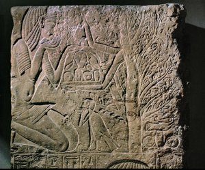 Stromová bohyně nabízí jídlo a pití (úleva) od Egyptian 18th Dynasty