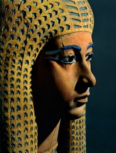 Dřevěná socha královny Ahmose Merit-Amon, manželky Amenofise I. (socha) od Egyptian 18th Dynasty