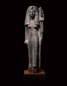 Standardní nosná socha královny Nefertari, Nová říše, cca 1290-1224 př.nl od Egyptian 19th Dynasty
