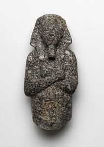 Ushabti postava Amenophis IV (Achnaton) (asi 1364-1347 př.nl) z El Amarna, Nová říše (žula)