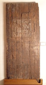 Dřevěné dveře z hrobky Khonsuhotep Nová říše, cca 1285 př.nl (dřevěné)
