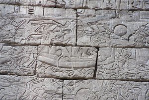 The Sea People, Námořní bitva Ramses III, Medinet Habu, 1195-64 př.nl