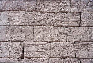 The Sea People, Námořní bitva Ramses III, Medinet Habu, kámen 1195-64 př.nl