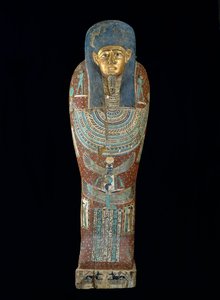 Rakev Pedi-Osiris, Ptolemaiovské období (305-30 př.nl) (polychromované a zlacené dřevo)