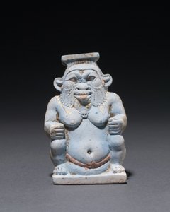Kosmetická nádoba v podobě boha Bese, 664-525 před naším letopočtem od Egyptian 26th Dynasty