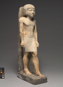 Kráčející socha Minnefer, kolem 2377-2311 před naším letopočtem od Egyptian 5th Dynasty