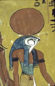 Starověký Egypt, Nástěnná malba, Sennedjemská hrobka, Hrobka šlechticů, Théby, Deir el Medina od Egyptian Egyptian