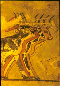 Starověký Egypt, Nástěnná malba, Sennuferova hrobka, Hrobka šlechticů, Théby od Egyptian Egyptian