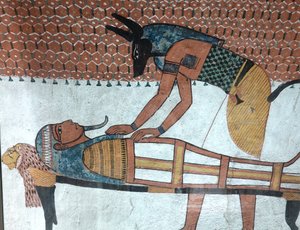 Anubis, hrobka Inherkhau, Deir El Medineh od Egyptian Egyptian