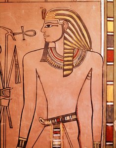 Král Amenhotep II (Amenophis II) (freska od Egyptian Egyptian