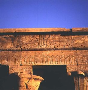 Architrave z Horova chrámu od Egyptian Ptolemaic Period