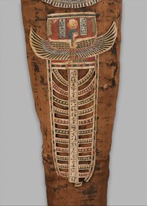 Mumie Nesmin (detail), 200-30 př.nl od Egyptian Ptolemaic Period