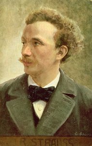 Pohlednice Richarda Strausse (1864-1949) kolem roku 1914 (barevné lito) od Eichhorn Eichhorn