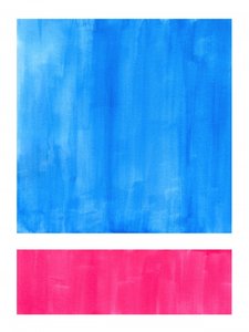 Moderní modro-růžová abstrakce