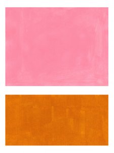 Růžovo-oranžové abstraktní bloky