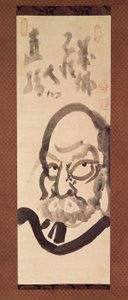 Daruma (inkoust na papíře) od Ekaku Hakuin