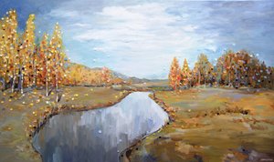 Živý Fall River od Ekaterina Ermilkina
