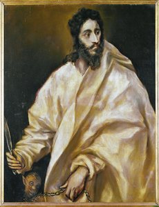 Svatý Bartoloměj, apoštol (malba na plátně)