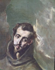 San Bernardino da Siena von El (1541-1614) Greco