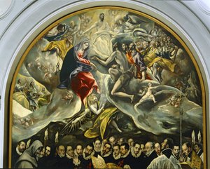 Pohřeb hraběte z Orgazu od El (1541-1614) Greco