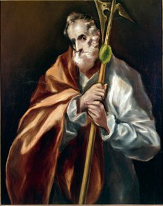 Hadi napříč svatými v Apatre. Obraz Dominicos Theikpoules de El Greco (1540-1814) od El Greco