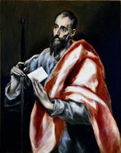 Apotre svatý Pavel. Obraz Domenikos Theotokopoulos dit El Greco (1540-1614) od El Greco