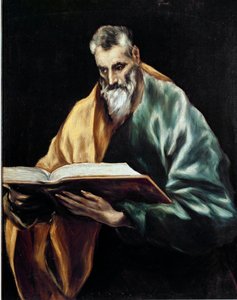 Apotre svatý Šimon. Obraz Domenikos Theotokopoulos dit El Greco (1540-1614) od El Greco