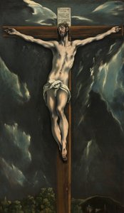 Kristus na kříži, cca 1600-10 (olej na plátně) od El Greco