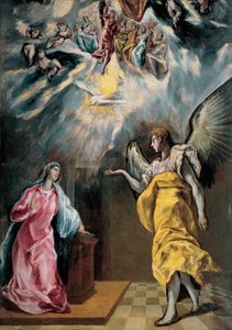 Zvěstování od El Greco
