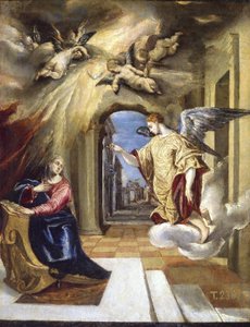 Zvěstování od El Greco