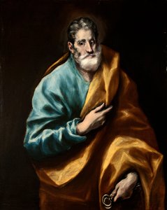 Španělsky: San Pedro Apóstol Apoštol svatý Petr od El Greco