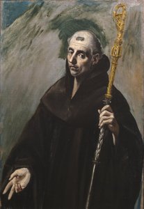 Svatý Benedikt z Nursie, 1577-1579 od El Greco