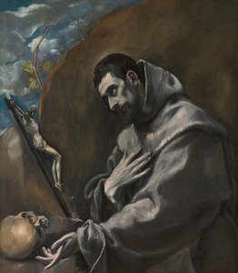 Svatý František z Assisi v meditaci od El Greco