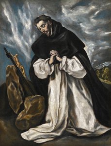 Svatý Dominik v modlitbě od El Greco