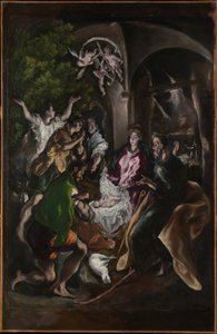 Klanění pastýřů, kolem 1605-10 od El Greco