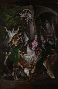 Klanění pastýřů, ca. 1605-10. od El Greco